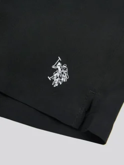 U.S. Polo Assn . Mens Core Swim Shorts Black Outlet