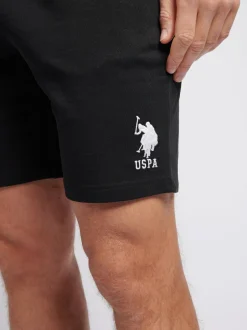 U.S. Polo Assn . Mens Classic Fit 100% Cotton Player 3 Sweat Shorts Black Online