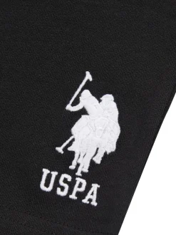 U.S. Polo Assn . Mens Classic Fit 100% Cotton Player 3 Sweat Shorts Black Online
