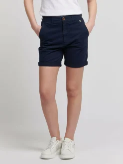 U.S. Polo Assn . Blue Classic Womens Chino Shorts Hot