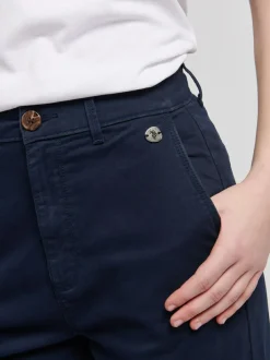 U.S. Polo Assn . Blue Classic Womens Chino Shorts Hot