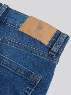 U.S. Polo Assn . Classic Fit Jeans Dark Blue