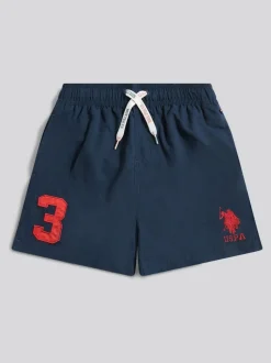 U.S. Polo Assn . Player 3 Swim Shorts Light Blue Best