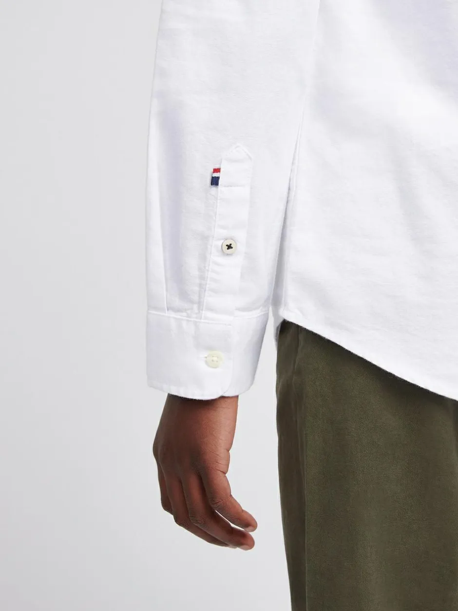U.S. Polo Assn Boys Oxford Shirt White Clearance