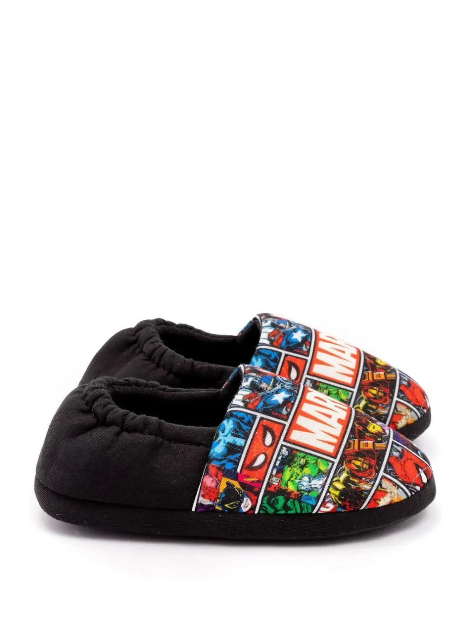 Vanilla Underground Black Marvel Winter Slippers Online