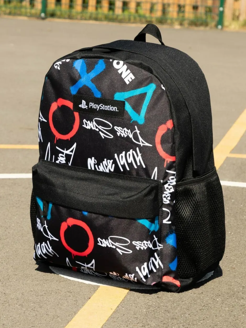 Vanilla Underground Black PlayStation Unisex Kids Multicoloured Backpack Online