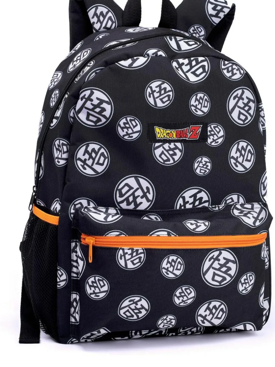 Vanilla Underground Black Dragon Ball Z Backpack Set 4 Piece Outlet