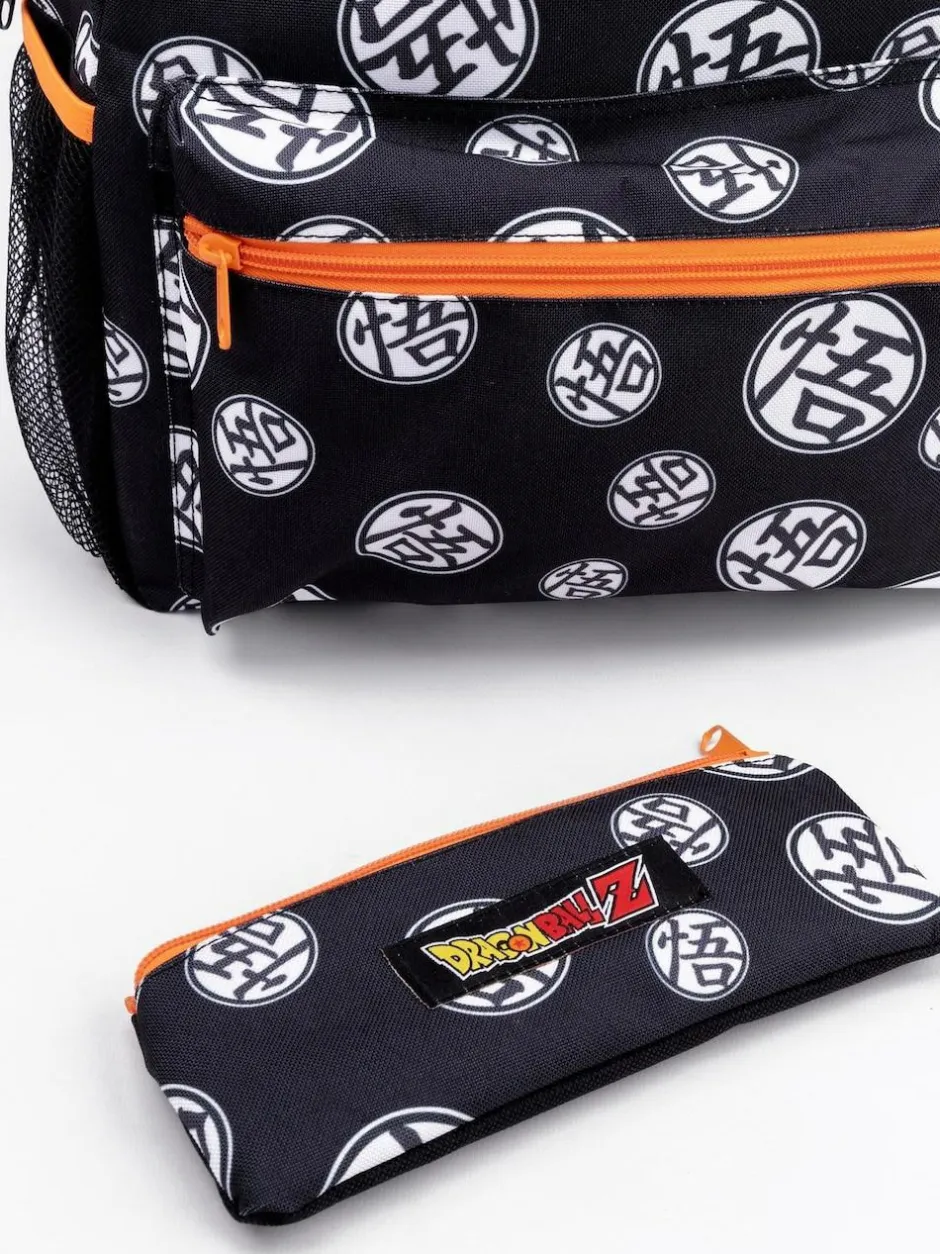 Vanilla Underground Black Dragon Ball Z Backpack Set 4 Piece Outlet