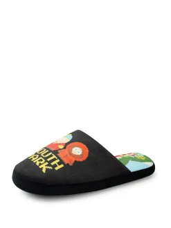 Vanilla Underground Mens Character Slippers Black New