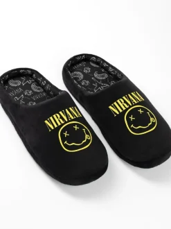 Vanilla Underground Black Nirvana Mule Slippers Best