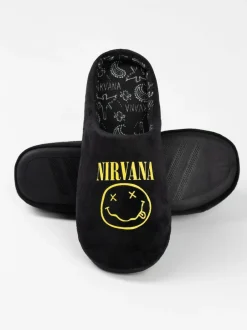 Vanilla Underground Black Nirvana Mule Slippers Best