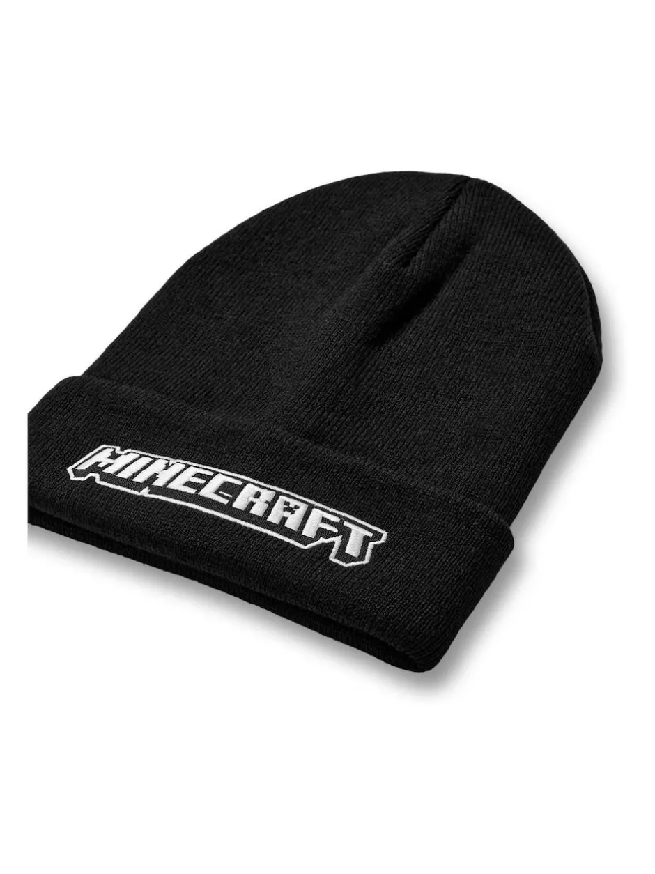 Vanilla Underground Black Minecraft Boys Winter Beanie Hat Online