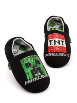 Vanilla Underground Black Minecraft Slippers Best