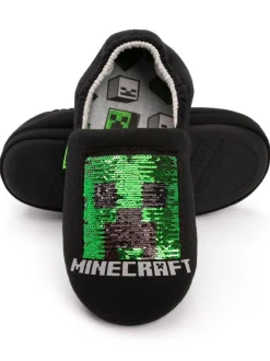 Vanilla Underground Black Minecraft Slippers Best