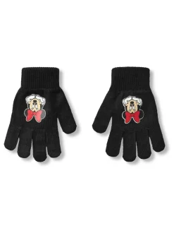 Vanilla Underground Kids Disney Character Winter Hat And Gloves Set Black Discount