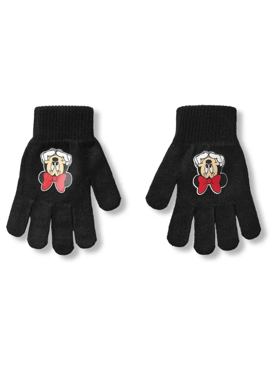 Vanilla Underground Kids Disney Character Winter Hat And Gloves Set Black Discount