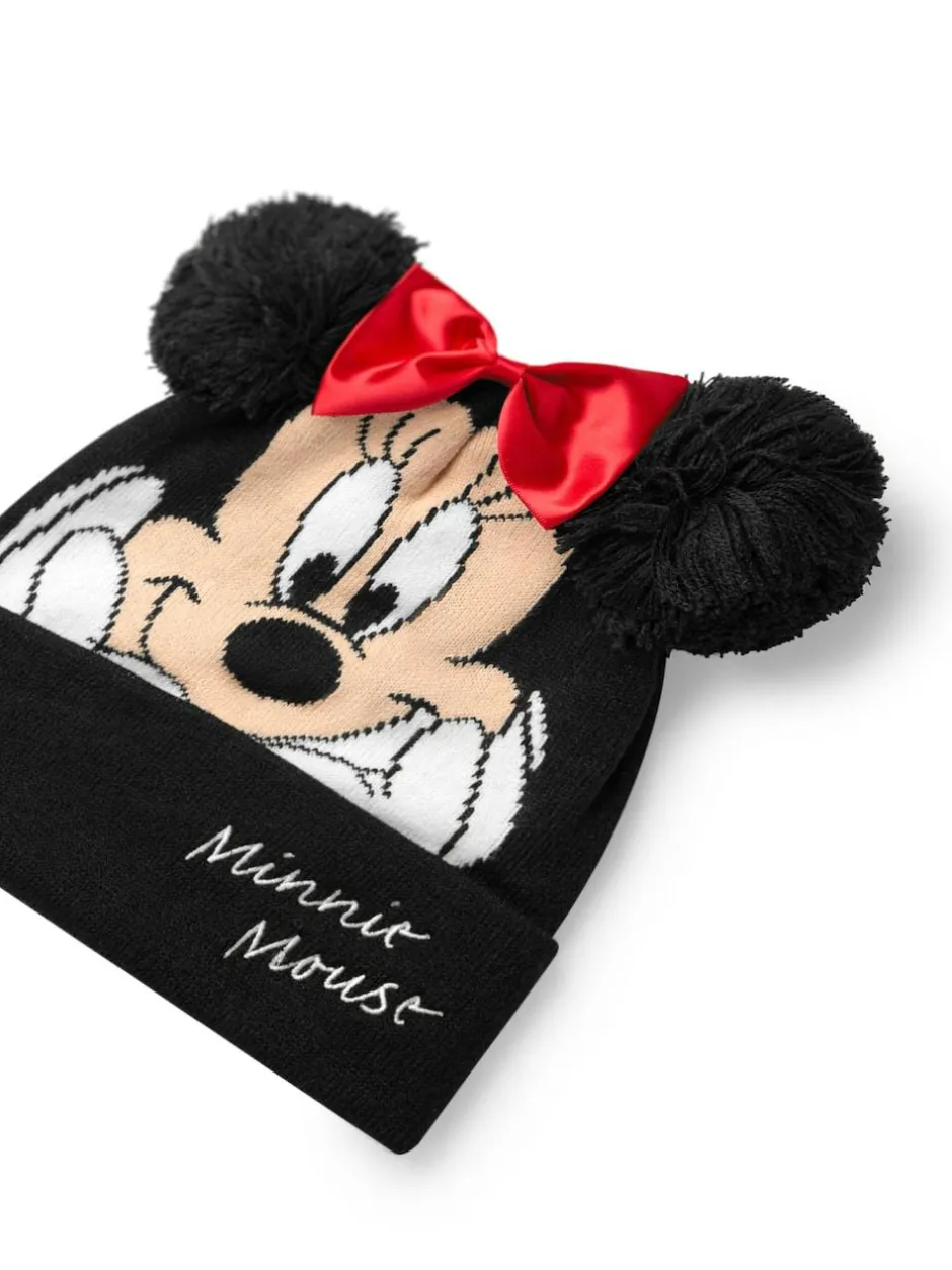 Vanilla Underground Kids Disney Character Winter Hat And Gloves Set Black Discount