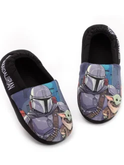 Vanilla Underground Black Mandalorian Winter Slippers Hot