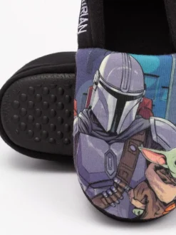 Vanilla Underground Black Mandalorian Winter Slippers Hot