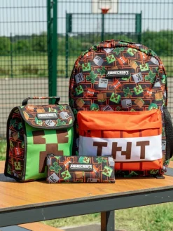 Vanilla Underground Black Minecraft Backpack Set 3 Piece