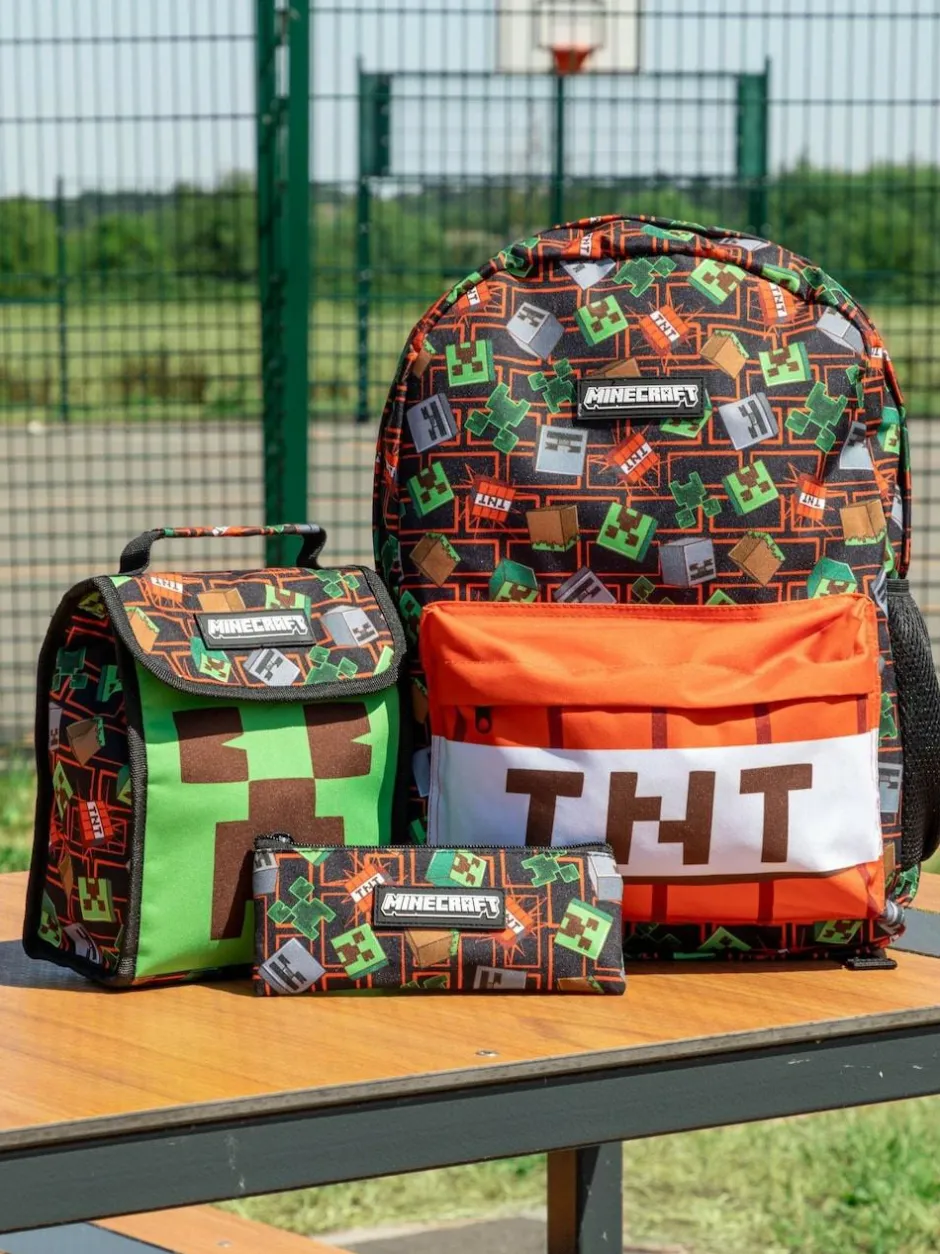 Vanilla Underground Black Minecraft Backpack Set 3 Piece