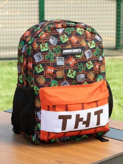 Vanilla Underground Black Minecraft Backpack Set 3 Piece