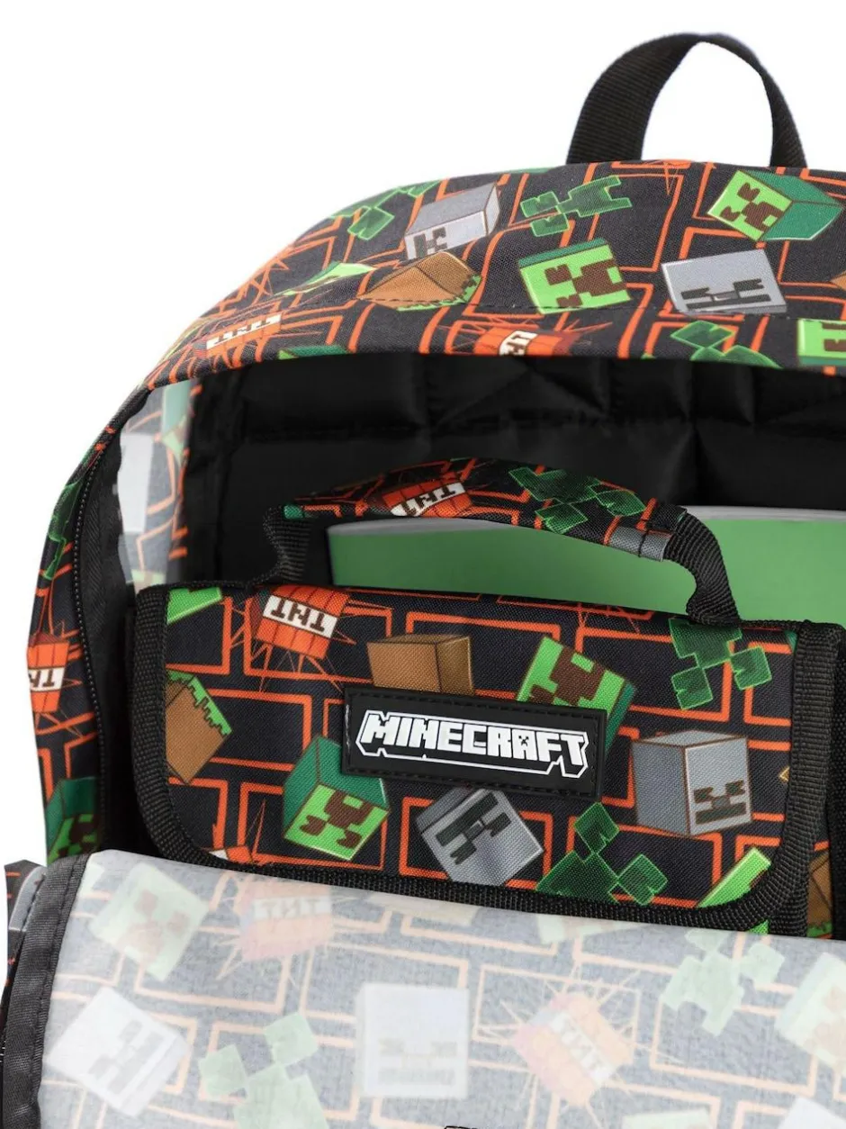 Vanilla Underground Black Minecraft Backpack Set 3 Piece