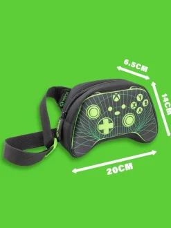 Vanilla Underground Black Xbox Unisex Kids Black Cross-Body Bag