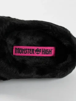 Vanilla Underground Black Monster High Mule Slippers Hot