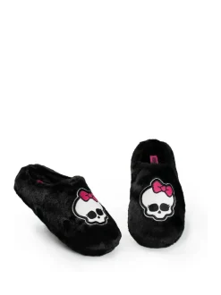 Vanilla Underground Black Monster High Mule Slippers Hot