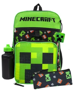 Vanilla Underground Black Minecraft Backpack Set 5 Piece Discount