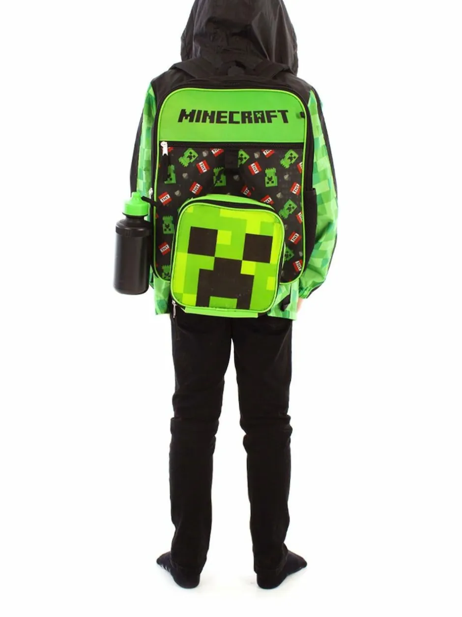 Vanilla Underground Black Minecraft Backpack Set 5 Piece Discount