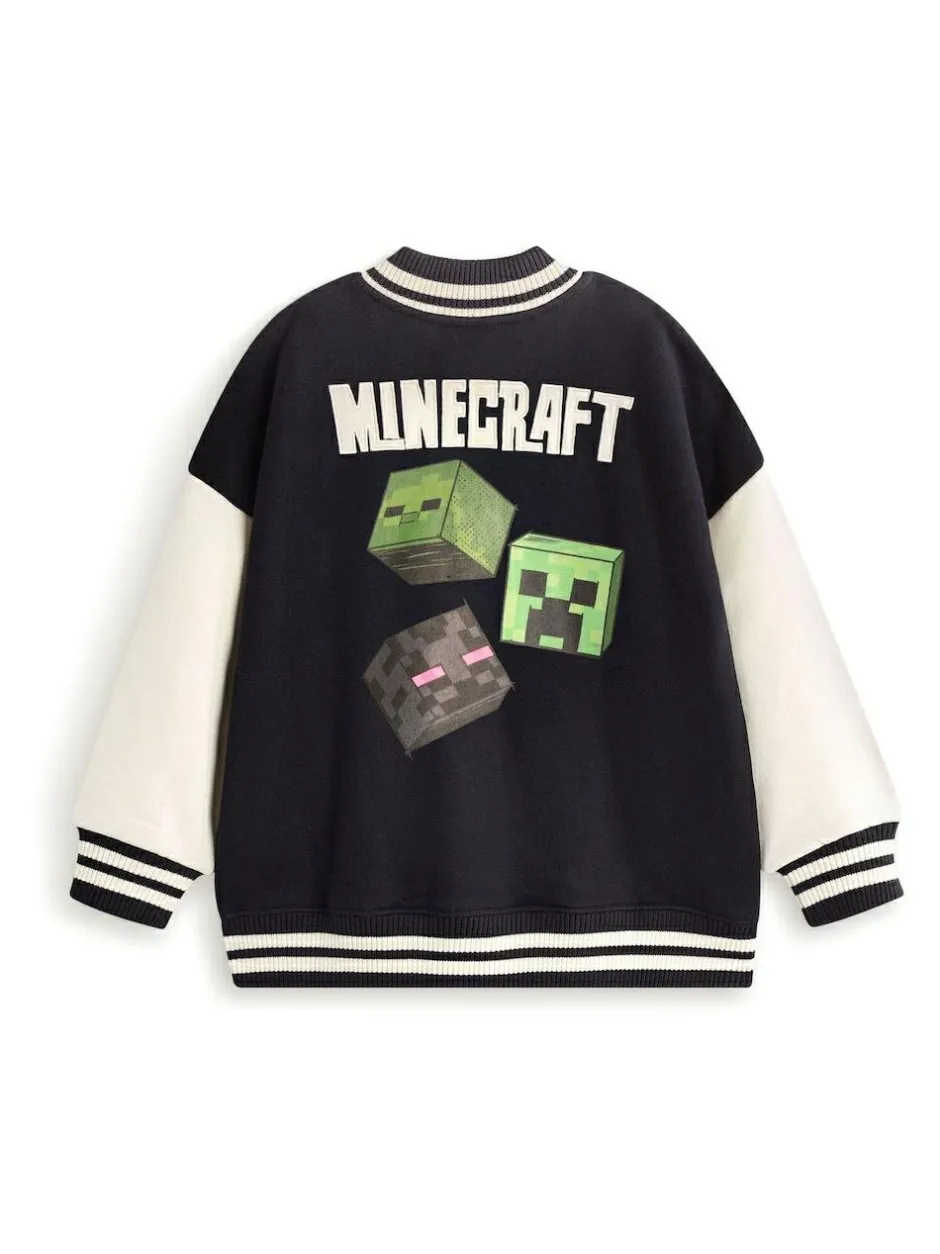 Vanilla Underground Black Minecraft Bomber Jacket Clearance