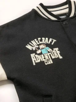 Vanilla Underground Black Minecraft Bomber Jacket Clearance