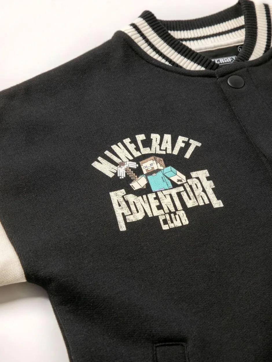 Vanilla Underground Black Minecraft Bomber Jacket Clearance