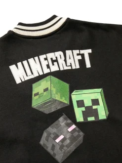 Vanilla Underground Black Minecraft Bomber Jacket Clearance