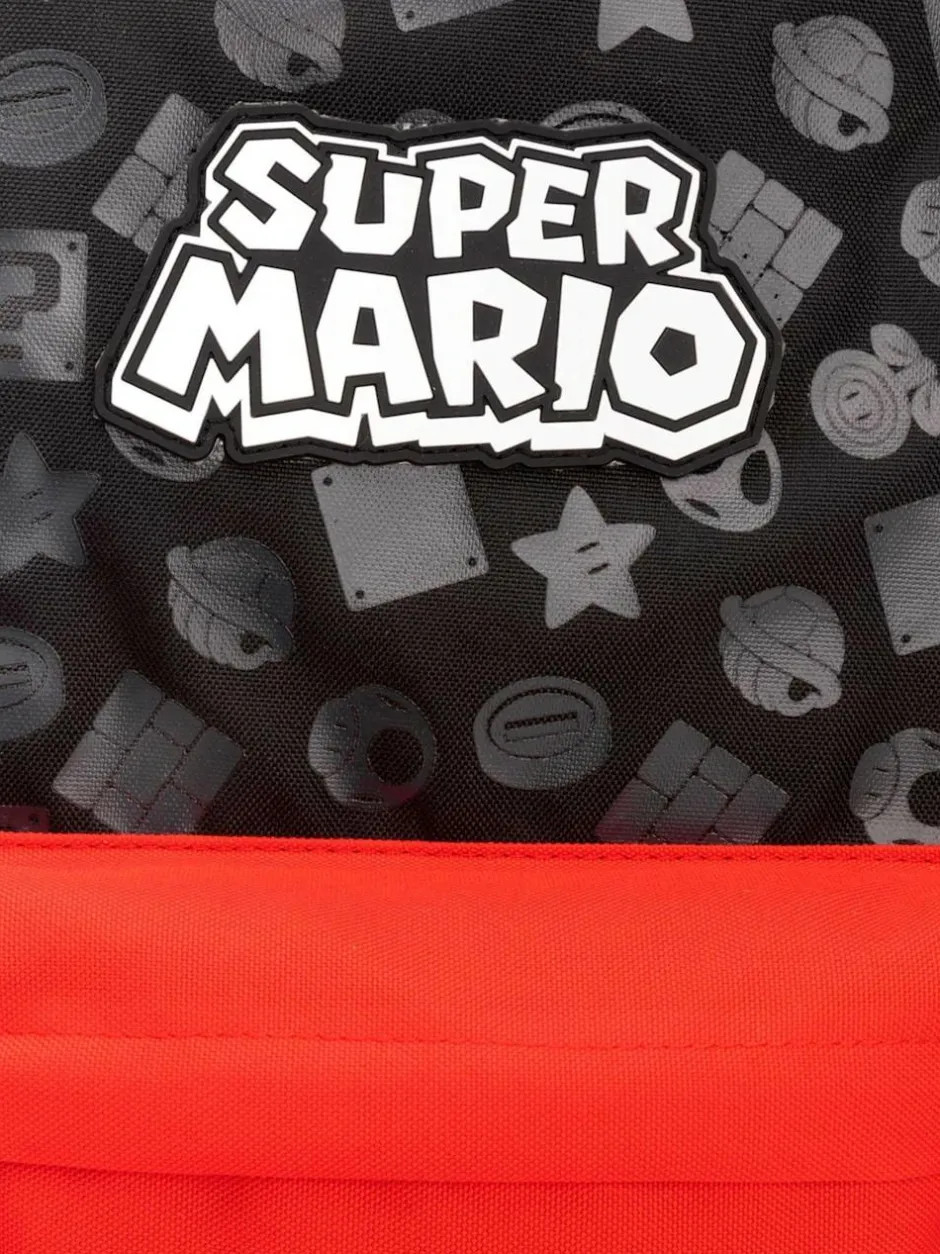 Vanilla Underground Black Super Mario All Over Print Backpack Clearance