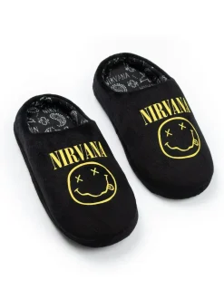 Vanilla Underground Black Nirvana Mule Slippers Sale