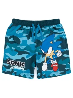 Vanilla Underground Blue Boys Sonic The Hedgehog Licencing Swim Shorts Discount