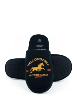 Vanilla Underground Blue Yellowstone Mule Slippers Hot