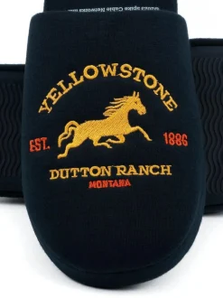 Vanilla Underground Blue Yellowstone Mule Slippers Hot
