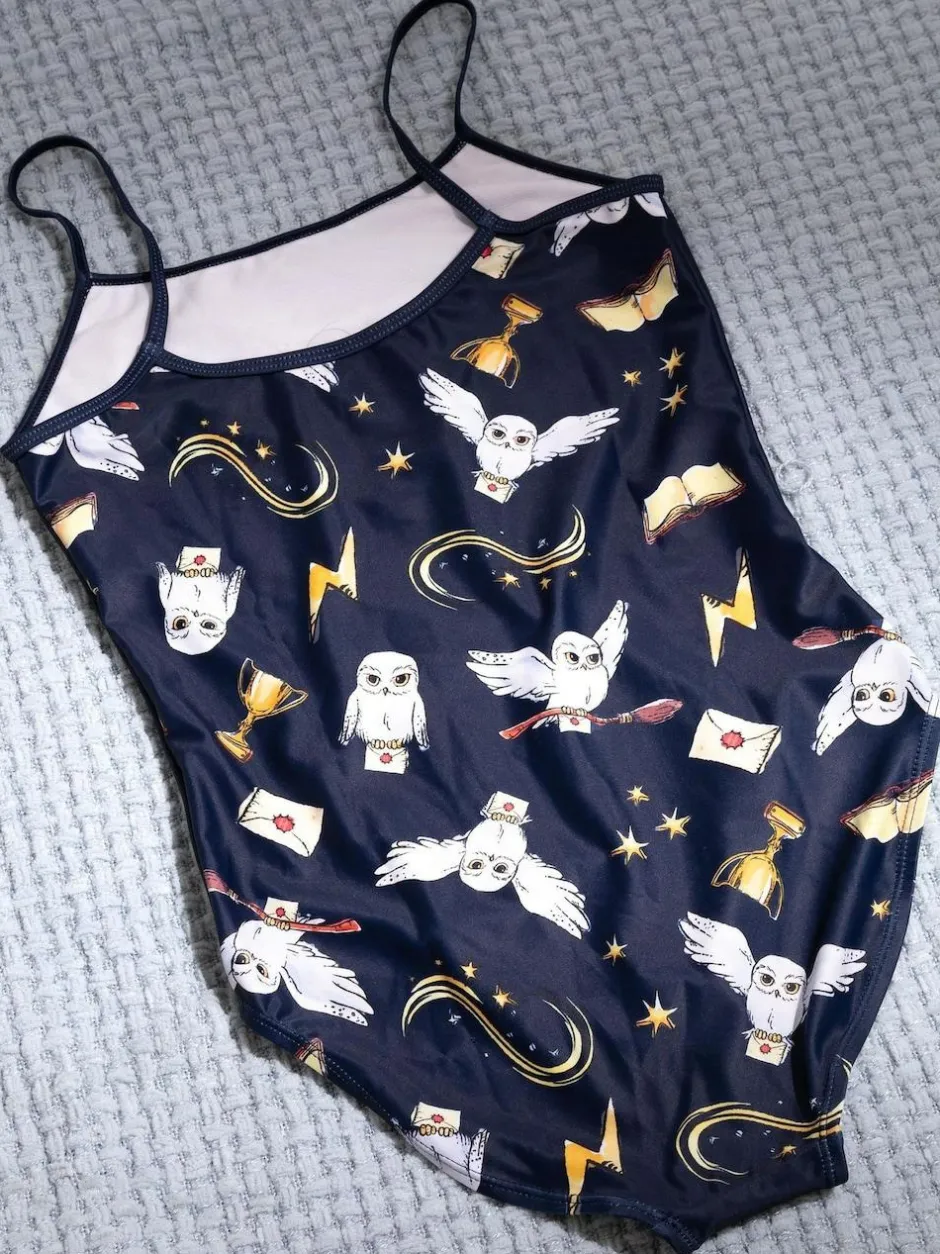 Vanilla Underground Girls Harry Potter Swimsuit Blue Discount