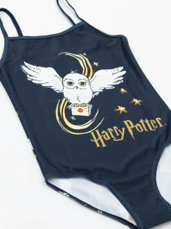 Vanilla Underground Girls Harry Potter Swimsuit Blue Discount