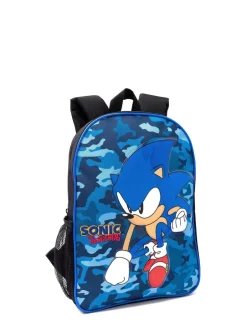 Vanilla Underground Blue Sonic Sonic the Hedgehog Boys Sonic Placement Print And Camo Print 4 Piece Back To School Set New