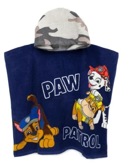 Vanilla Underground Blue Paw Patrol Character Towel 100% Cotton Poncho Discount
