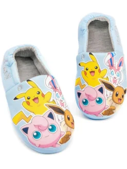 Vanilla Underground Blue Pokemon Winter Slippers Discount