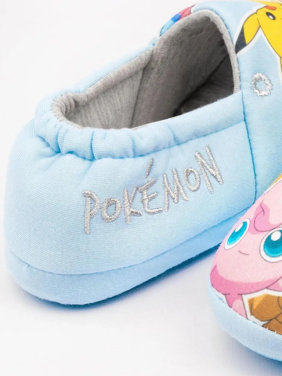 Vanilla Underground Blue Pokemon Winter Slippers Discount