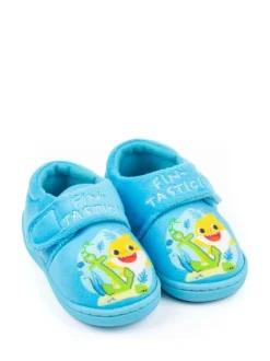 Vanilla Underground Gruffalo Velcro Slippers Blue Hot