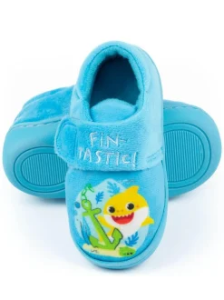 Vanilla Underground Gruffalo Velcro Slippers Blue Hot
