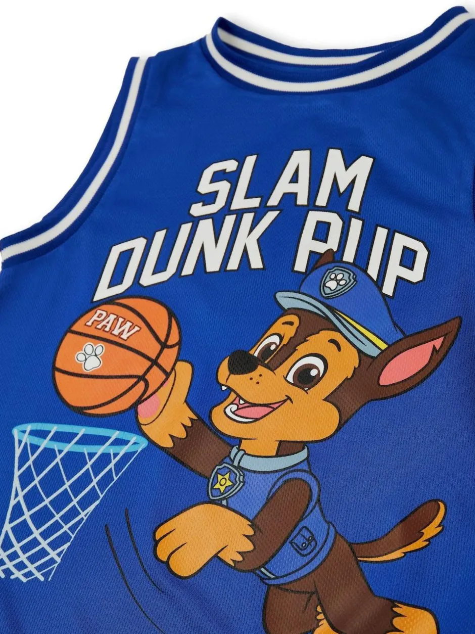 Vanilla Underground Paw Patrol Kids Marshall 2 Piece Basketball Set Blue Hot
